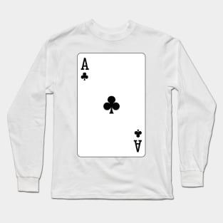 Ace of Clubs Long Sleeve T-Shirt